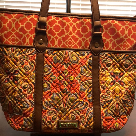 Waverly Patchwork Blue Quilted Hot Tool Bag main image 1